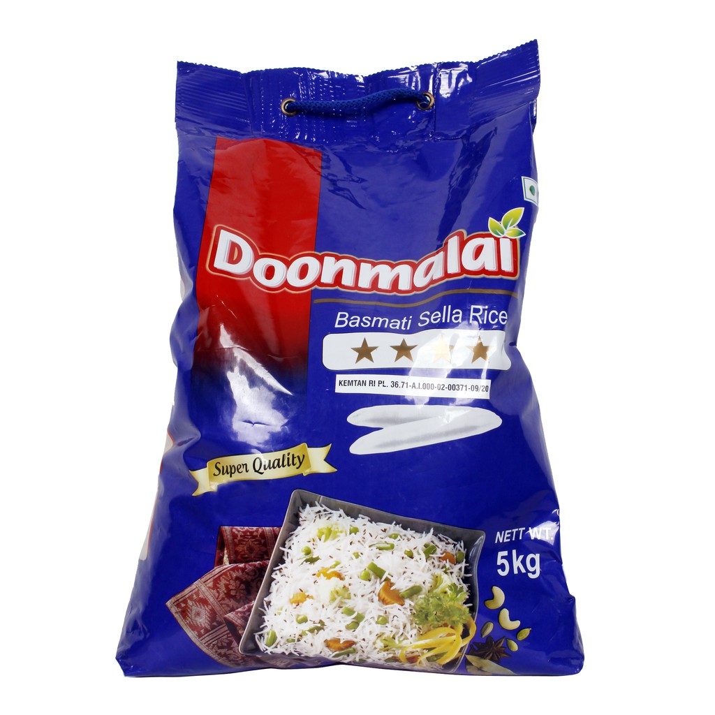 

Doonmalai Basmati Rice 5kg / Beras India / Basmati