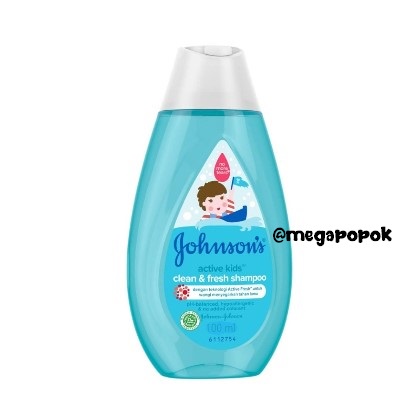 Johnson's Baby Shampoo Active Kids Shiny Drops/Clean Fresh/Soft Smooth/Ultragentle 100ml/megapopok