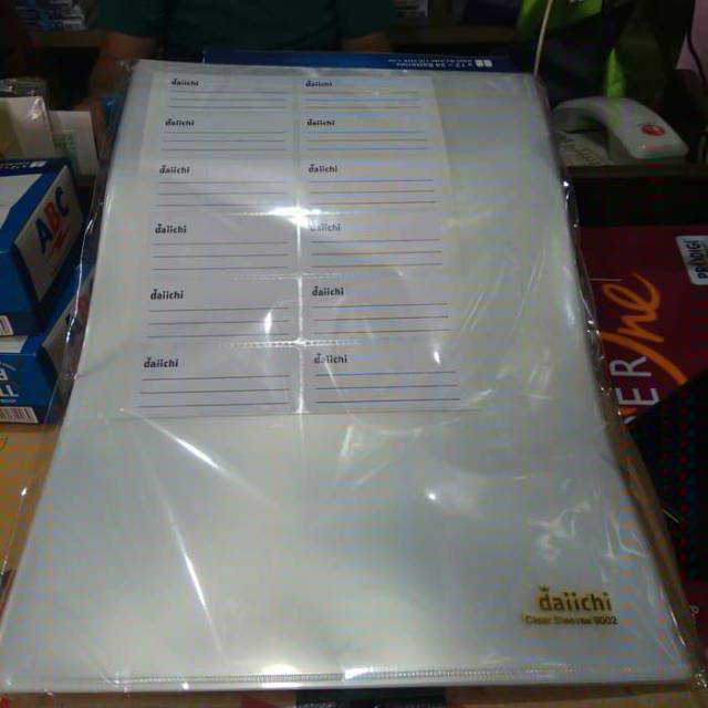

[LUSINAN] Map L / Map bening / Clear Sleeves Daiichi isi 12