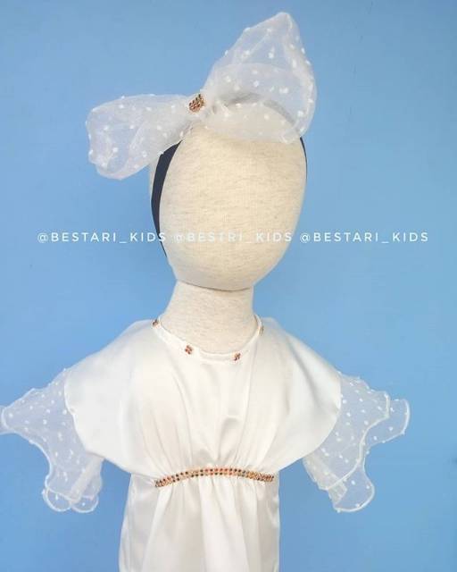 Kaftan Anak Bayi /Newborn / Kaftan Baby Tangan Organza Silk-6