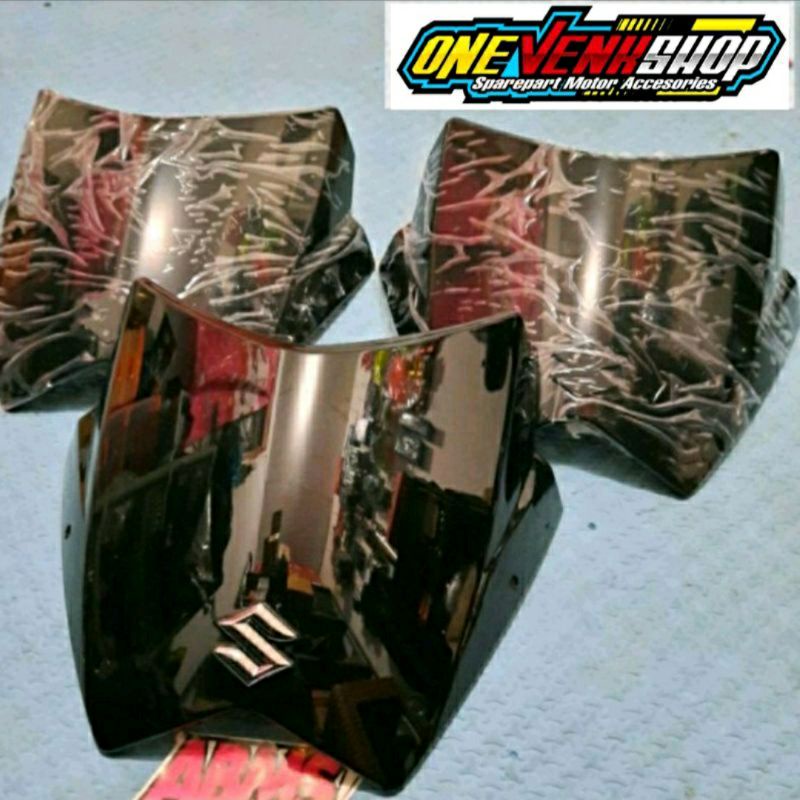 VISOR SGA SATRIA FU FACELIFT FL, BATOK SATRIA FU 150 VISOR TINGGI TERBARU +LOGO S