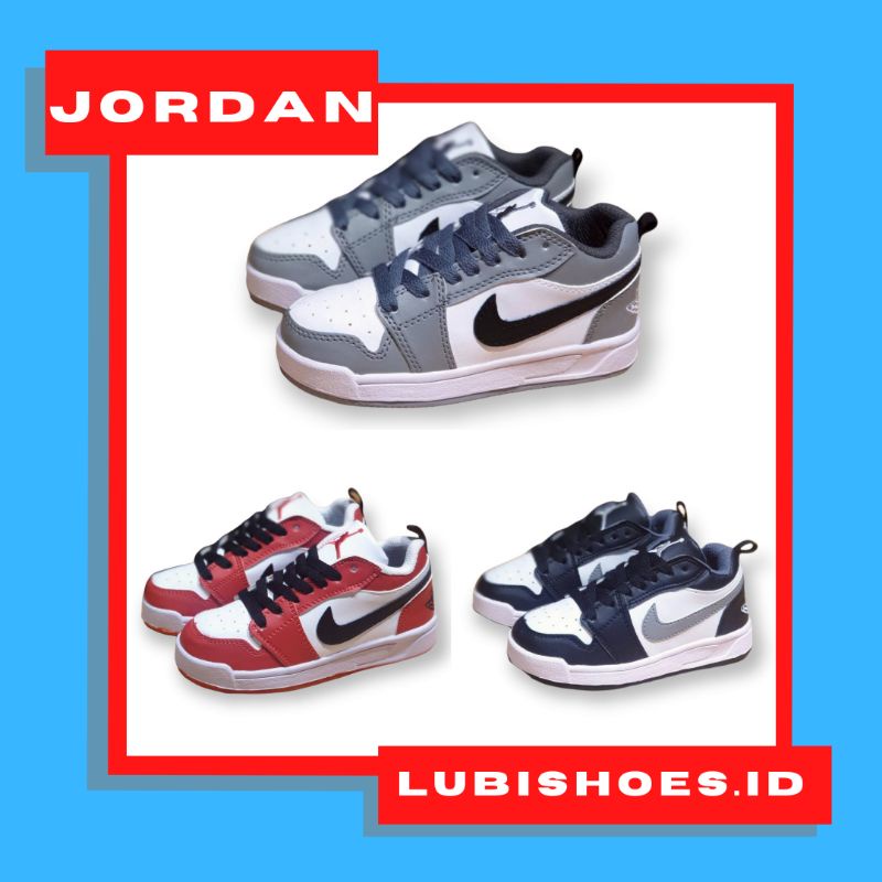 sepatu anak bayi laki laki nike air jordan low 1 sampai 8 tahun
