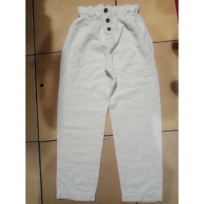 Zara Paperbag Baggy Jeans