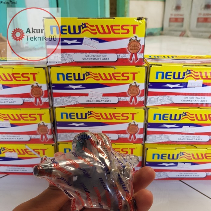 crankshaft kruk as krek as NEW WEST 728 NEW WEST ASLI ORIGINAL