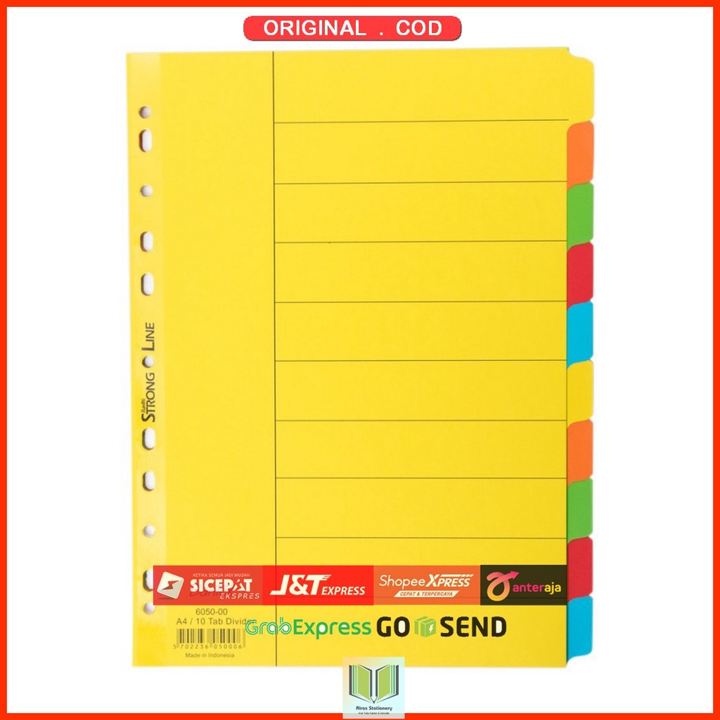 

Bantex 6050-00 Carton Divider A4 10 Dividers (10 pages)