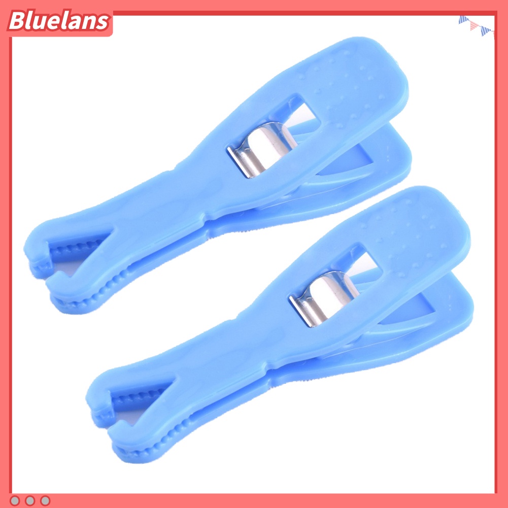 Bluelans 2Pcs Acrylic Opening Pliers Disposable Ear Puncture Tweezers Body Piercing Tool