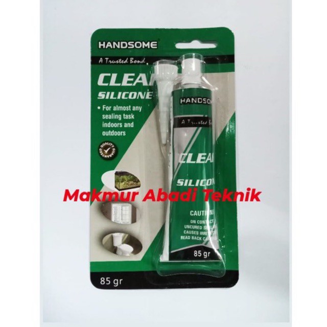 

Lem Silicone Clear / Lem Kaca 85gr Handsome