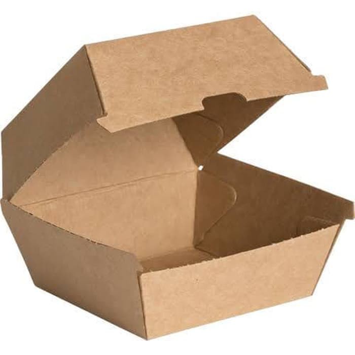 

Burger box kraft paper - 125 pcs