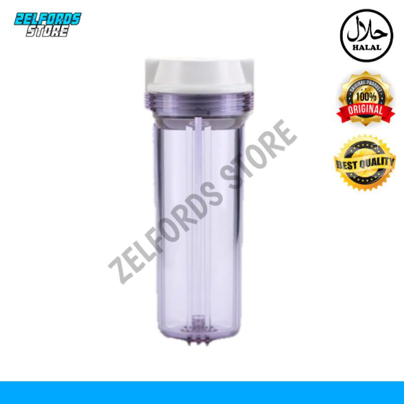 Housing Filter Clear / Housing Cartridge Clear / 10 inch Drat 3/4&quot;