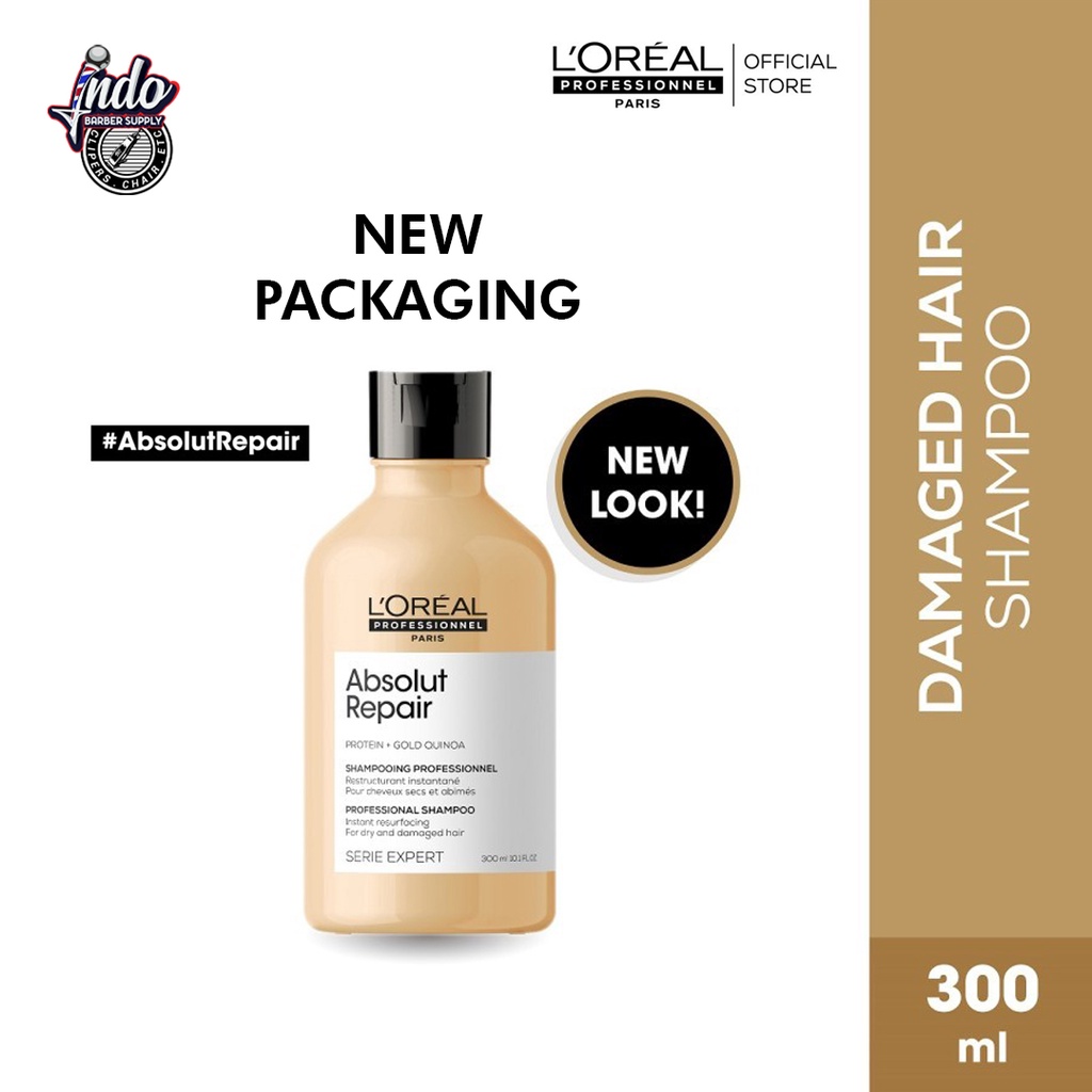 LOREAL PROFESIONAL ABSOLUT REPAIR SHAMPO 300ML / LOREAL SERIE EXPERT LIPIDIUM SHAMPOO