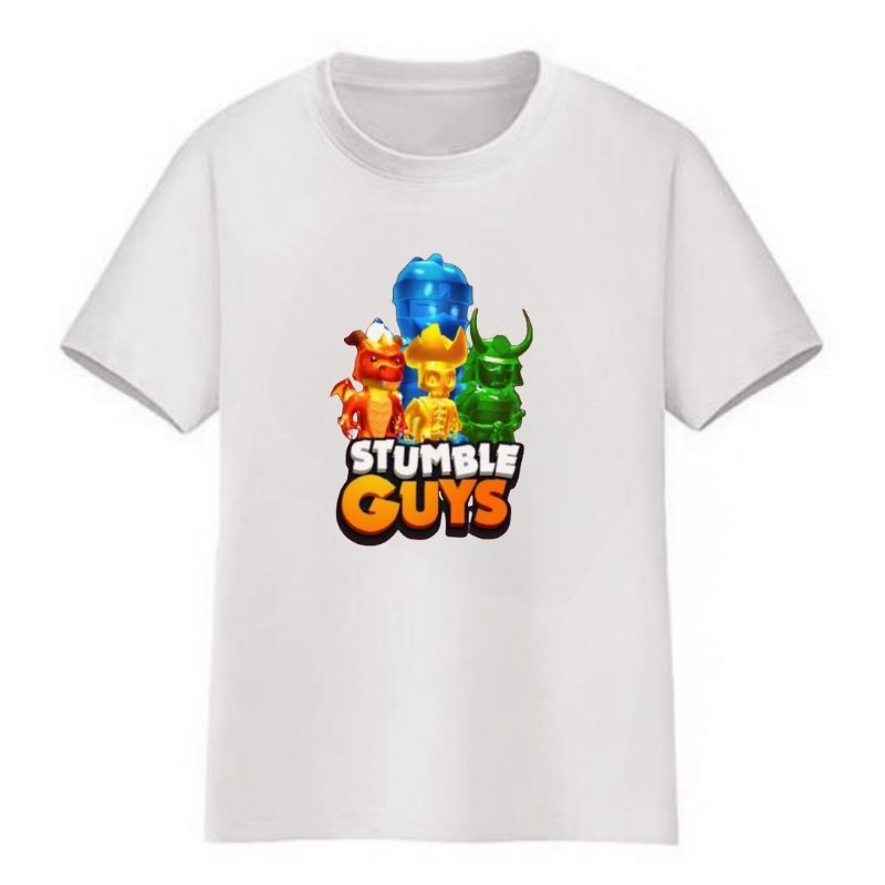 Baju Stumble guys Anak Kaos Stumble guys Anak/Remaja/Dewasa Ukuran S.M.L.XL.2XL.3XL.4XL.5XL