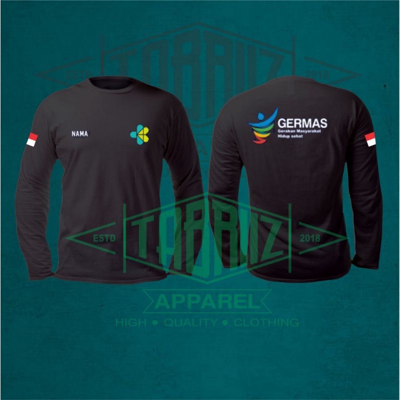 kaos KEMENKES lengan panjang