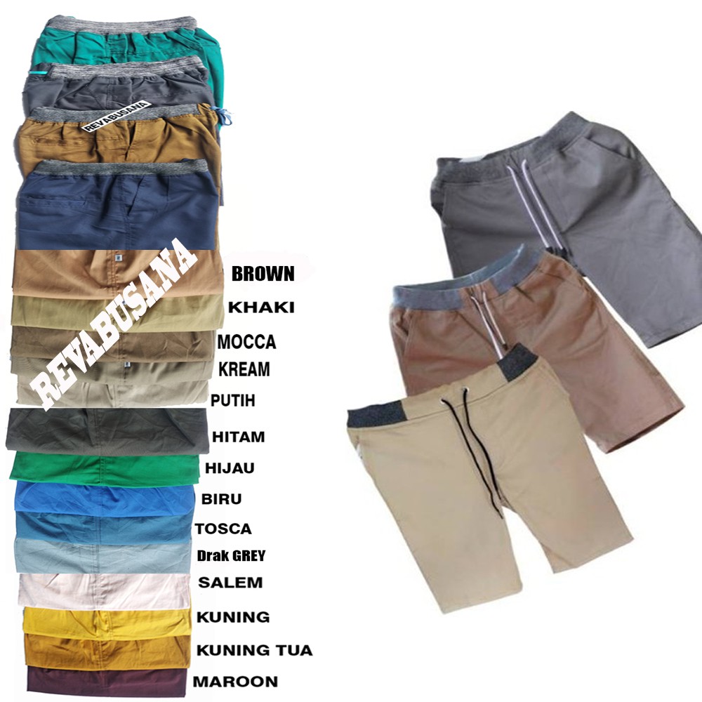 Celana Pendek Pria Rip Polos Distro Celpen Pria Surfing Pantai 27-38