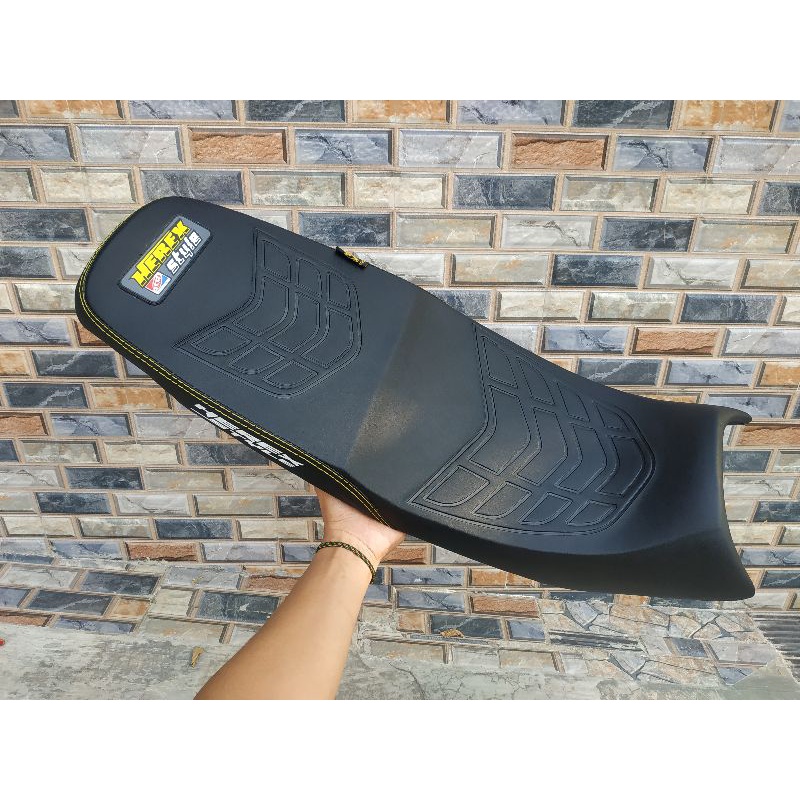 Jok sadel megapro primus herex style slim tipis type gelombang dan selonjor