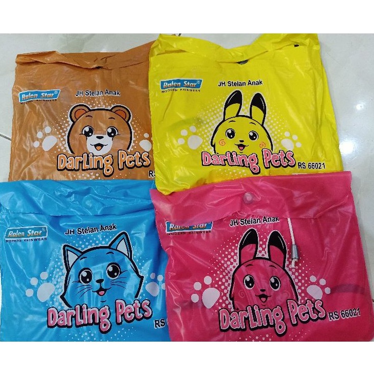 JAS HUJAN STELAN ANAK DARLING PETS RALEN STAR 66021