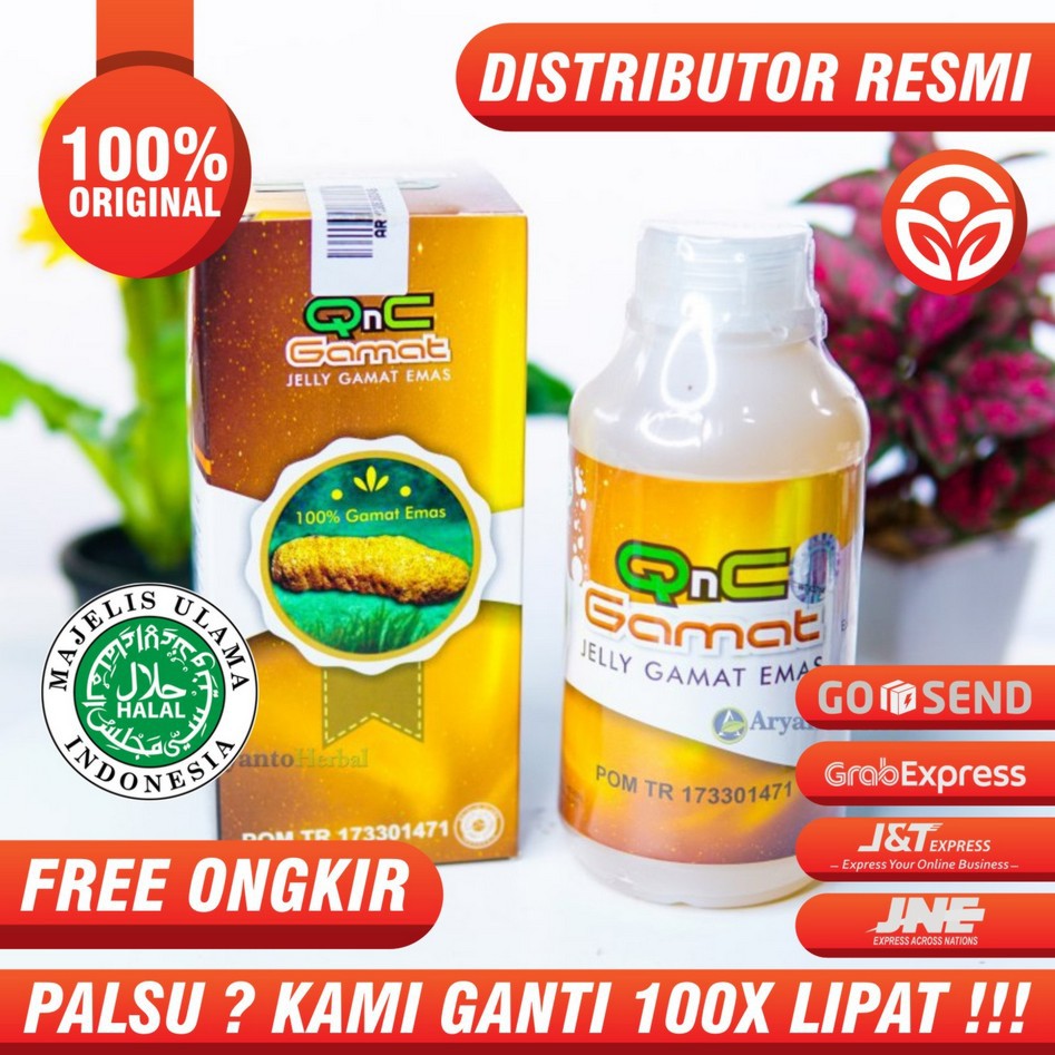 

QnC Jelly Gamat 100% Original Extrak Teripang Emas Pilihan Obat Herbal Multikhasiat - Bisa COD