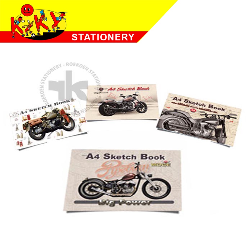 

Kiky Sketch Book A4 190gsm 50 lembar