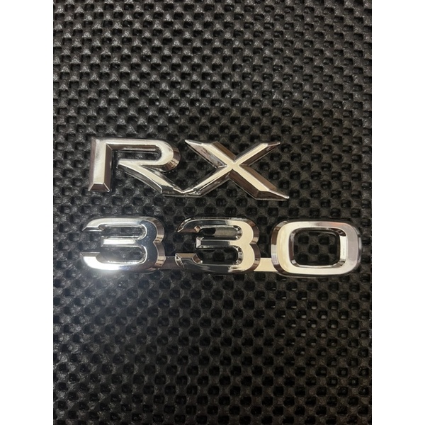 emblem mobil tulisan RX 330