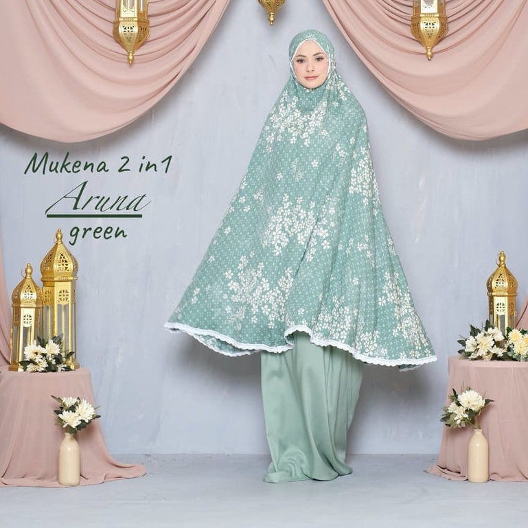 GROSIR MUKENA DEWASA ARUNA BEST SELLER TERMURAH GROSIR ECER