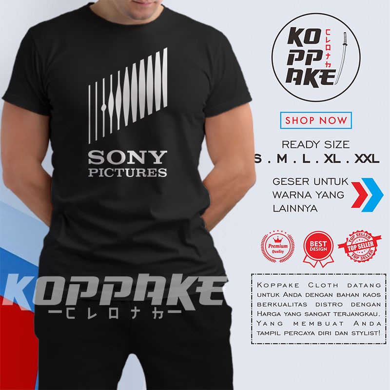 Kaos Sony Pictures Logo Baju Distro