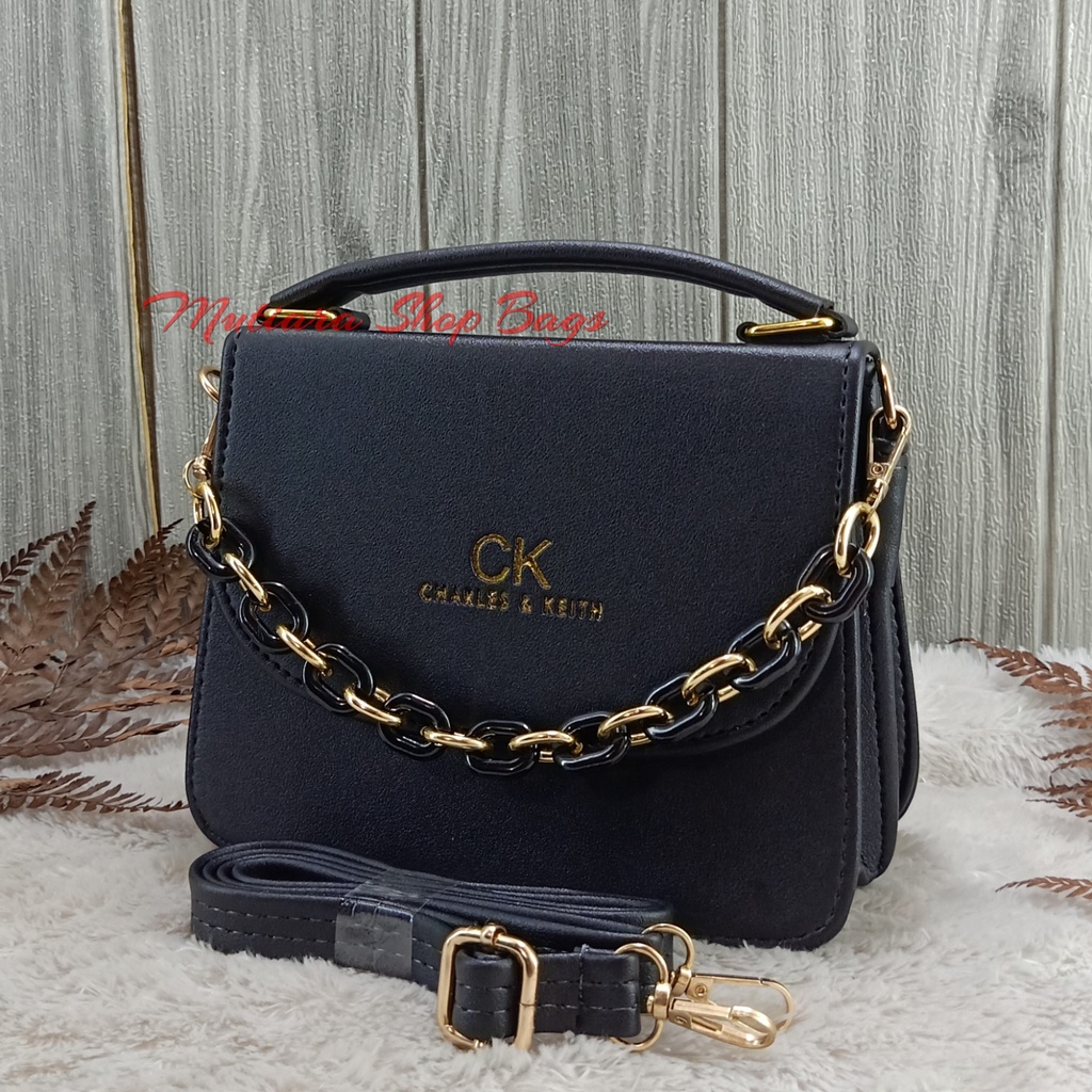 Tas Selempang Fashion Wanita CK Toto Tali Rantai Giok Premium Quality