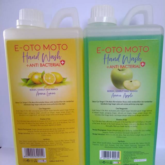 Sabun cuci tangan E-OTO MOTO 1L