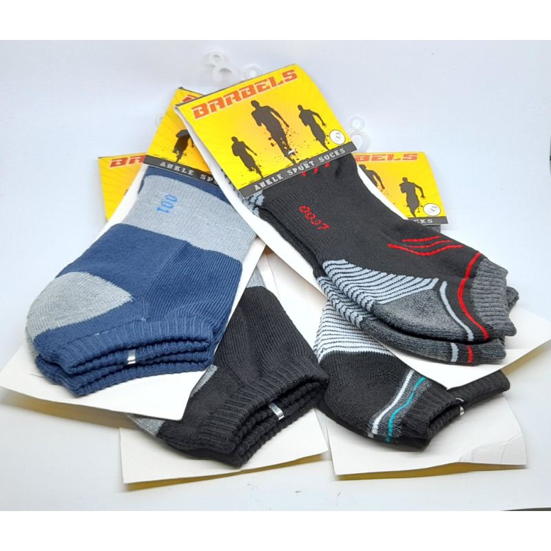 Barbels Ankle Sock - Kaos Kaki Semata Kaki - Sport Sock - kaos kaki Olah Raga Pria