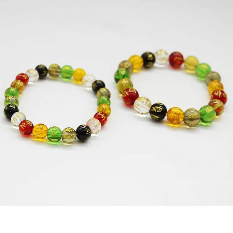 Gelang Batu Giok Mantra Budha Asli Original Gelang Pria Atau Wanita