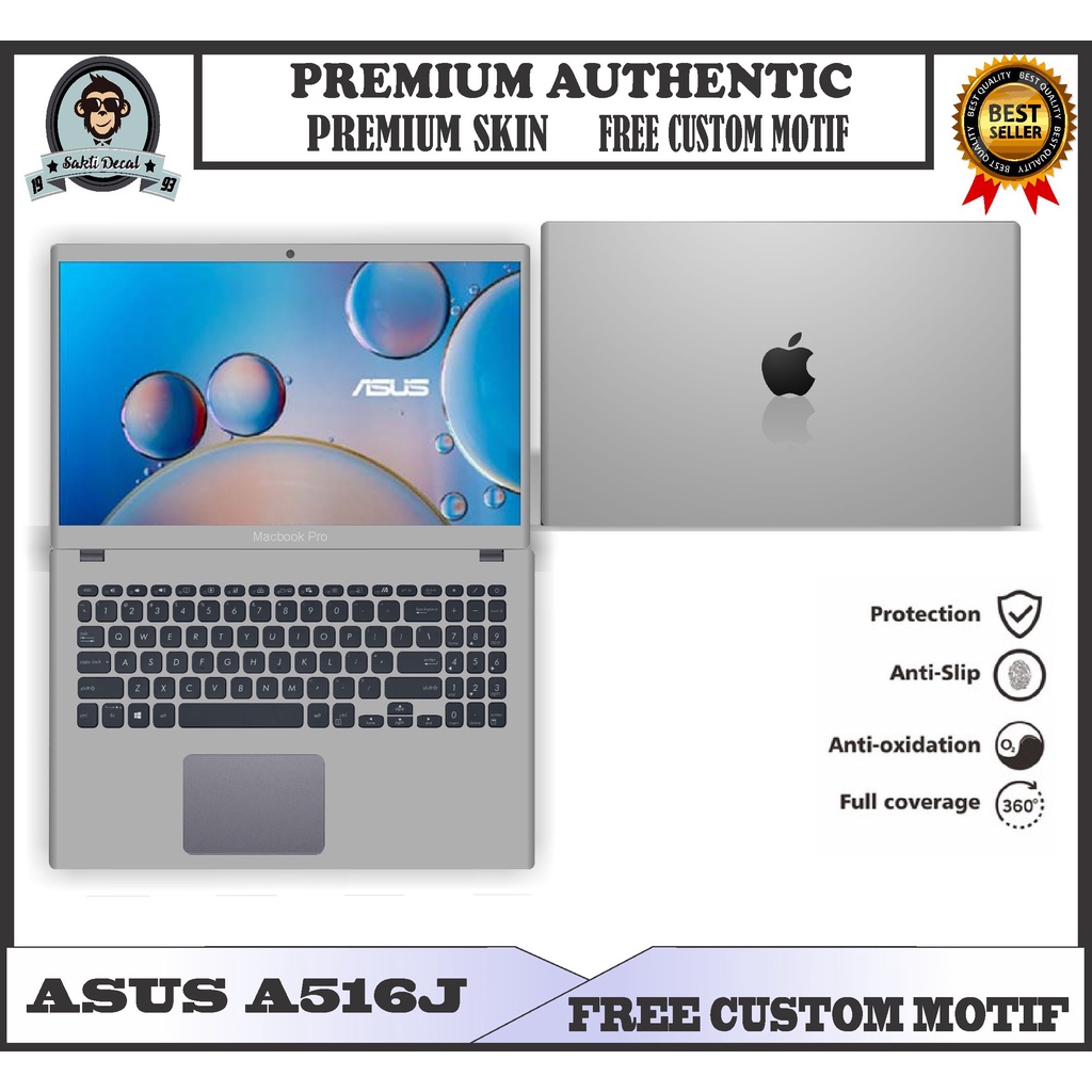 STIKER CUSTOM // SKIN LAPTOP ASUS A516 FULL BODY BISA REQUEST MOTIF