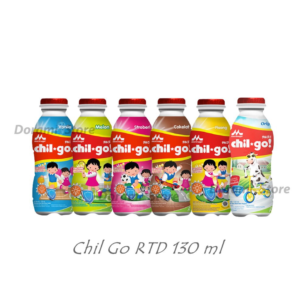 

Morinaga Chil Go Chilgo UHT Susu Siap Minum Kemasan Botol 6 x 130 ml