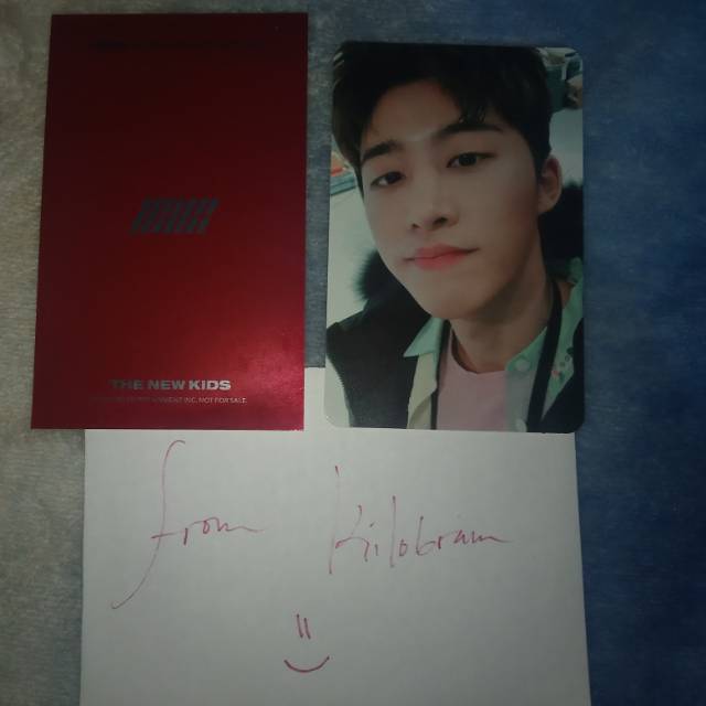 iKON - HANBIN/B.I OFFICIAL PHOTOCARD ALBUM NEW KIDS REPACKAGE