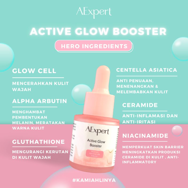 Aexpert Serum Active Glow Booster &amp; Oil Acne Control Serum by Ashanty &amp; dr Ekles