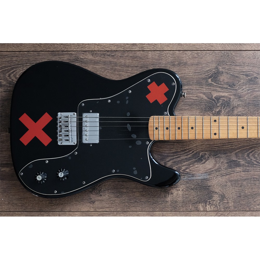 カーキ×インディゴ squire sum41 Deryck Telecaster deluxe | vendee