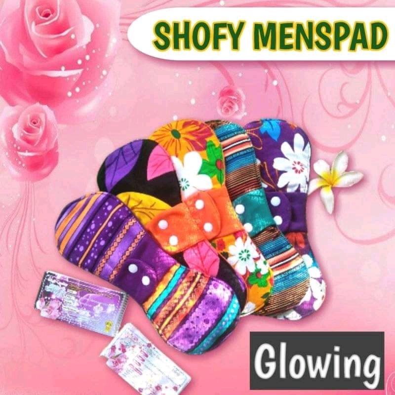 Menspad  SHOFY DAY NIGHT  Pembalut Cuci Ulang 1 Pack isi 6 Pcs