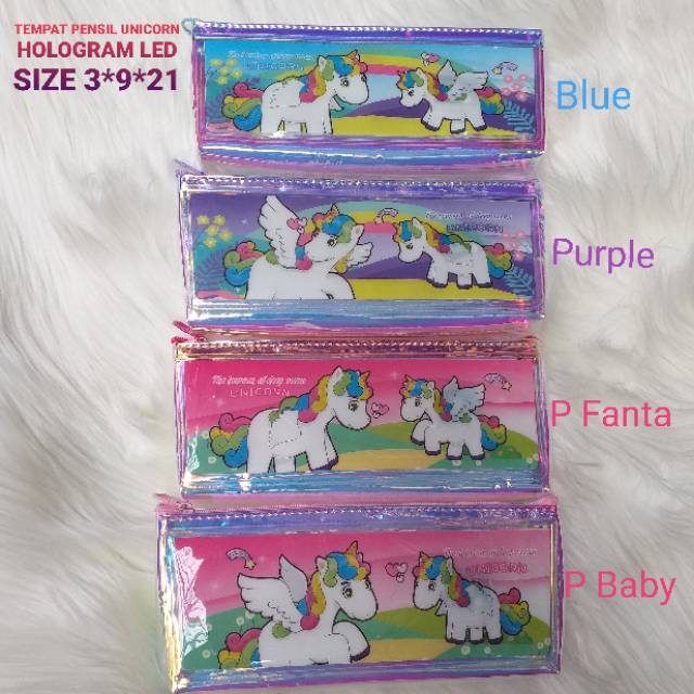 Kotak pensil anak PG TK SD Hologram LED LOL  UNICORN FROZEN SUPERHERO /kotak pensil Anak PG TK SD ho