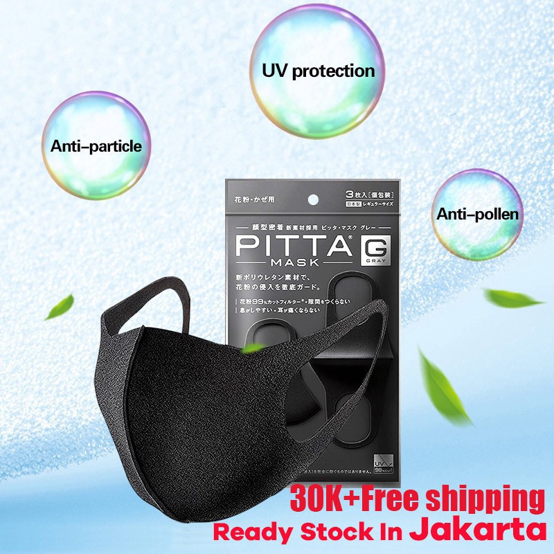 Ready Stock Pitta G Mask / Japan Masker Sponge / Masker Korea / Masker Motor 1pcs/3pcs