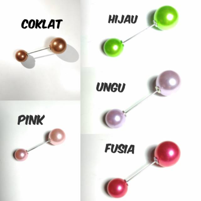RT07 Tuspin mutiara warna 5cm