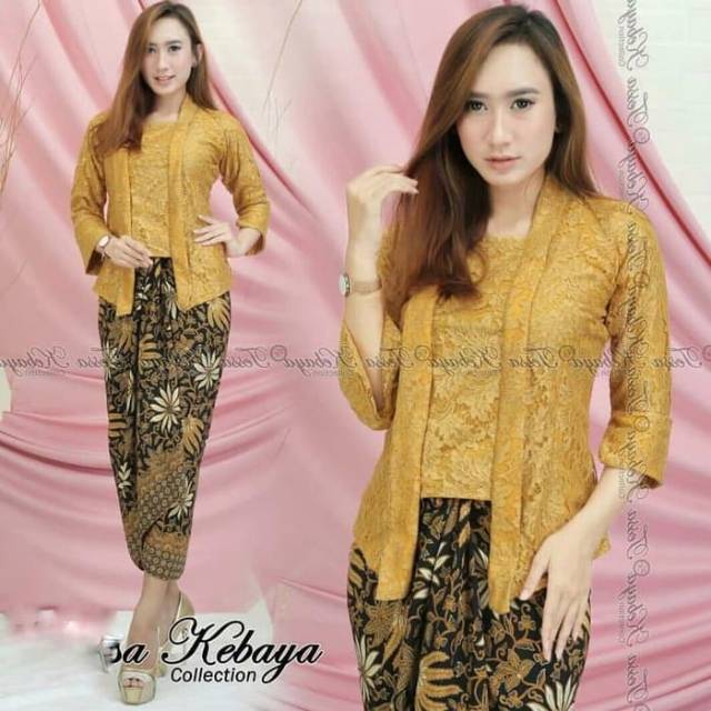 KEBAYA BROKAT KUTUBARU /KEBAYA / SETELAN KEBAYA KUTUBARU /KEBAYA SET ROK