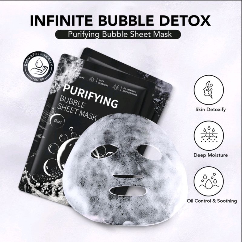 YOU PURIFYING BUBBLE SHEET MASK 25ML