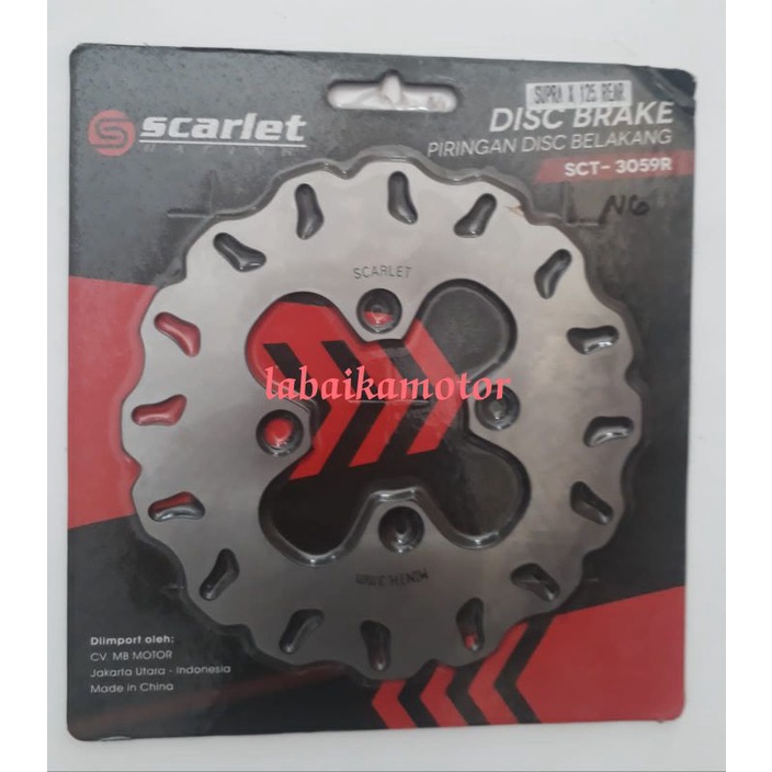 CAKRAM |PIRINGAN CAKRAM BELAKANG SUPRA 125