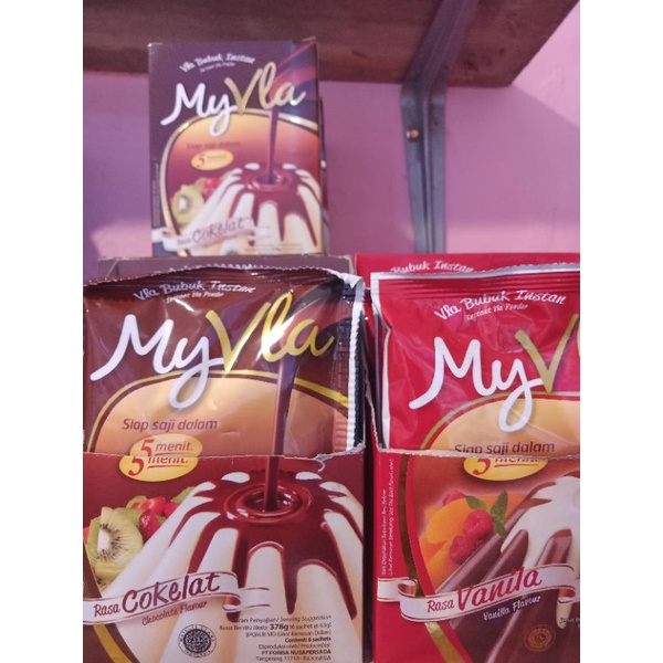 Jual My vla vla bubuk instant Nutrijell 60 gr | Shopee Indonesia