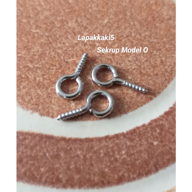 Sekrup O / sekrup gantungan kunci isi 1 gros ready semua ukuran