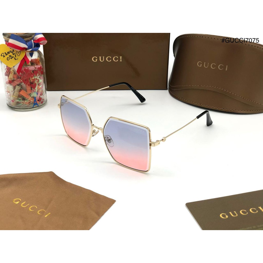 ( COD) Kacamata Fashion Wanita / Kacamata Gucci JT7075 Super & Free Cairan Lap