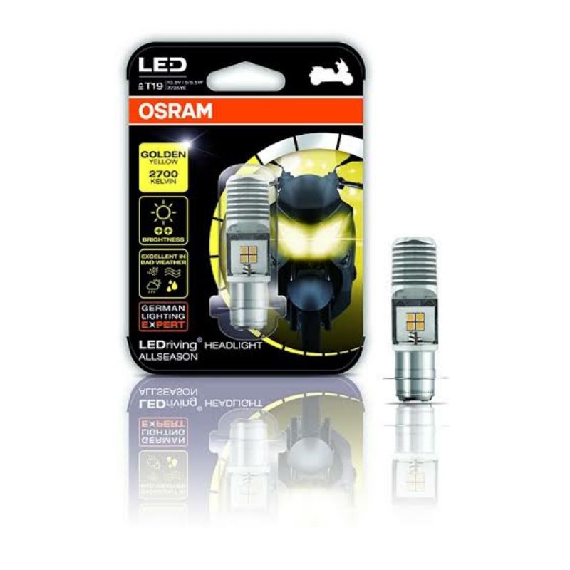 BOLHAM Halogen OSRAM LED T19 AllSeason. Golden Yellow AC/DC KUNING