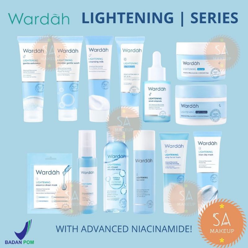 Wardah Lightening Paket Lengkap Full Regime