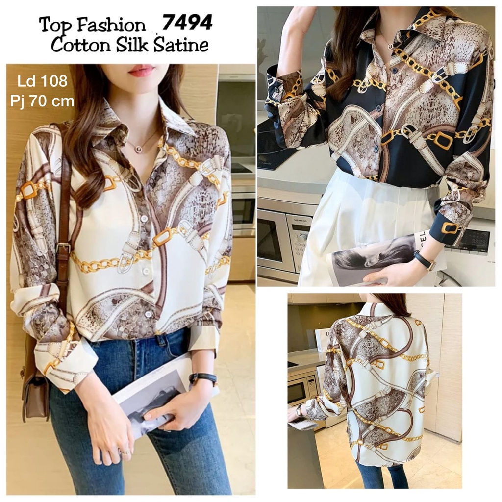 kemeja import 7494