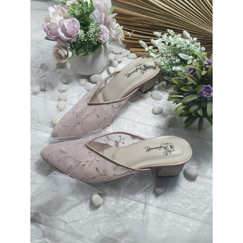 sepatu Lusia Rose tinggi 5cm tahu