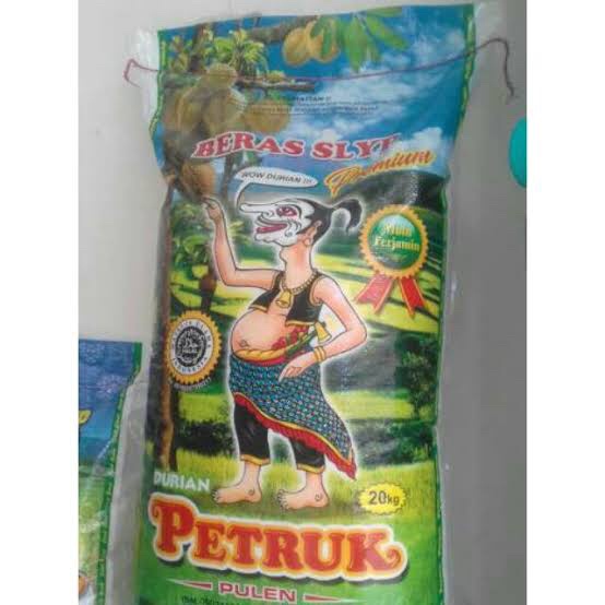 

978Eq10W Beras Cap Petruk 20Kg / Khusus Grab-Gojek WQ12