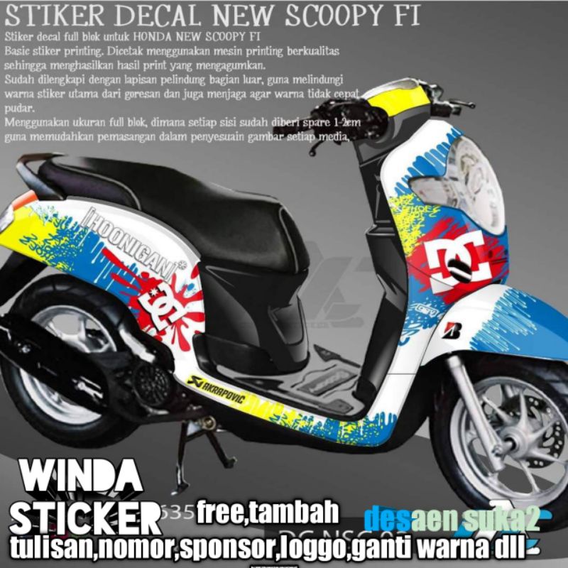 Decal scoopy 2018