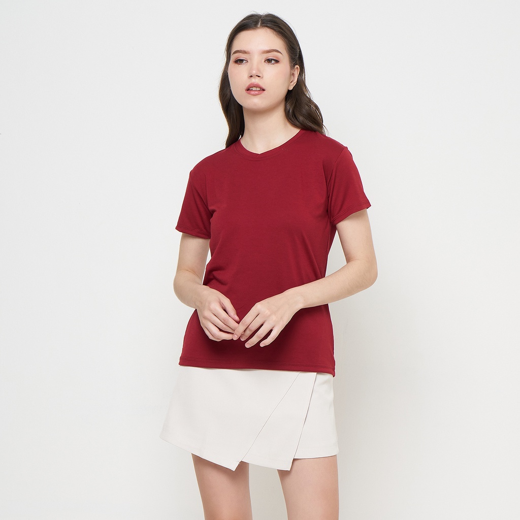 [POSH PEANUT] KAOS POLOS WANITA PREMIUM COTTON | BAJU POLOS WANITA | KAOS POLOS ONECK | KAOS POLOS VNECK | KAOS POLOS WANITA JUMBO | BAJU OVERSIZE